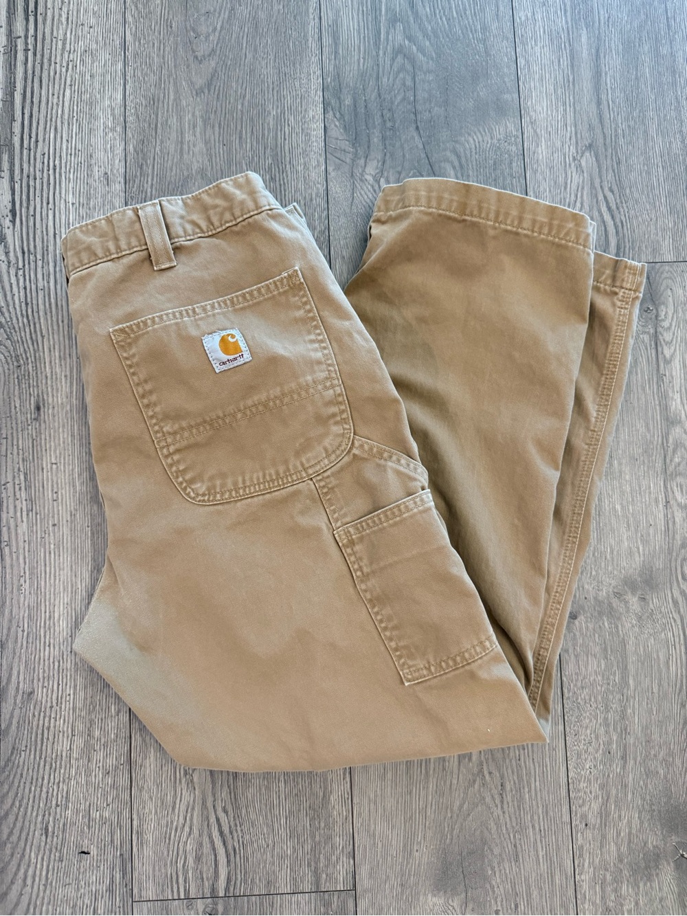 Carhartt Relaxed Fit Workwear Tan Khaki 14806 Men’s Size:40x30 Chino Pants